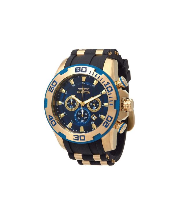 インビクタ メンズ 付属物 ウオッチ Invicta Men\u0027s 22341 Pro Diver Quartz Chronograph Dial Watch Black/gold 黒いこと