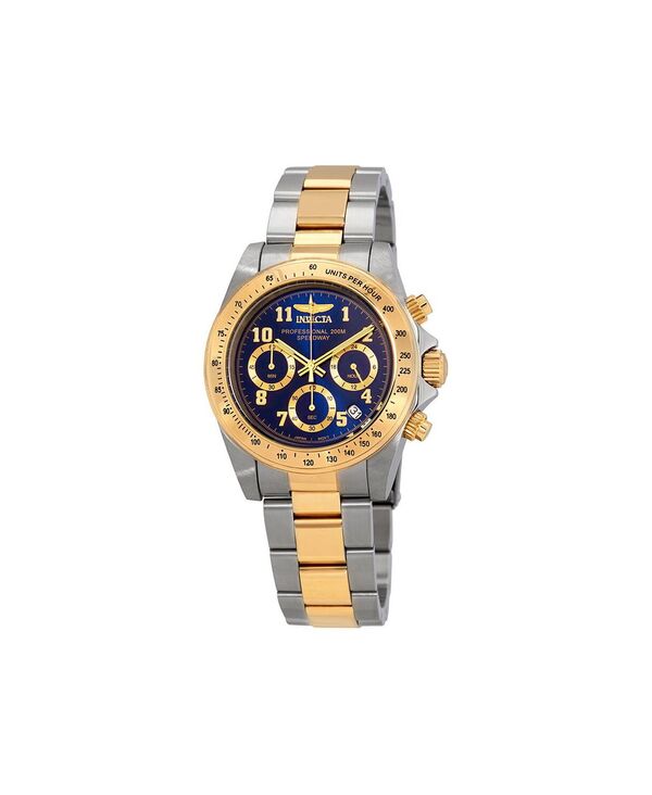 インビクタ メンズ 佩び物 ウォッチ Invicta Men\u0027s 17028 Speedway Quartz Chronograph Dial Watch Gold/stainlessteel ゴールド