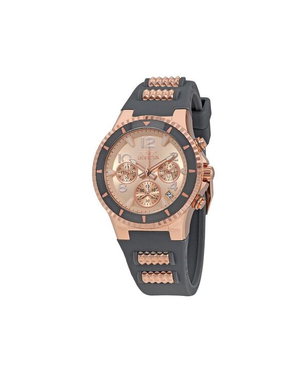 インビクタ メンズ 添え物 ウオッチ Invicta Men\u0027s 24189 BLU Quartz 3 Handial Watch Black/rose gold 黒いこと