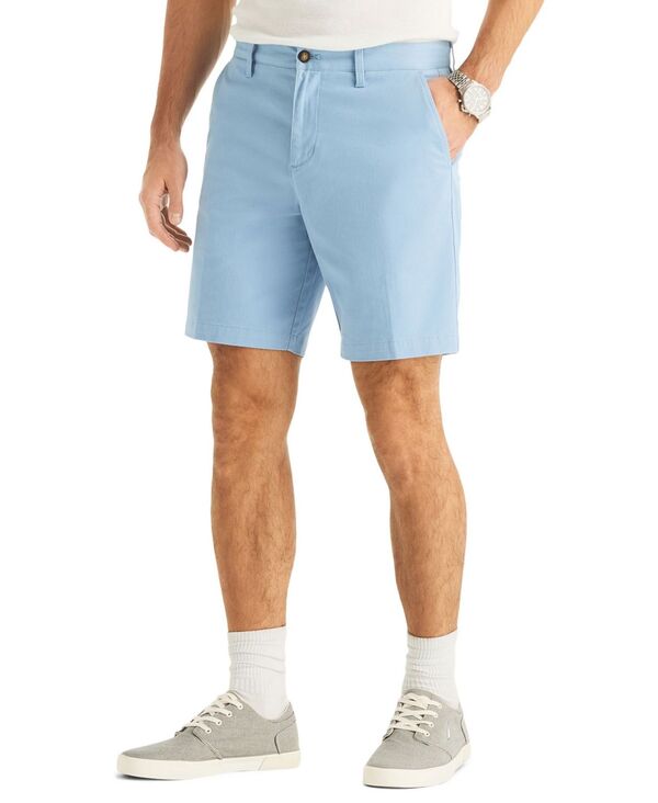 ナウティカ メンズ ボトムス 二分の一ズボン下・さる股引き Nautica Classic-Fit 8.5 ” Stretchino Flat-Front Deck Short Allure