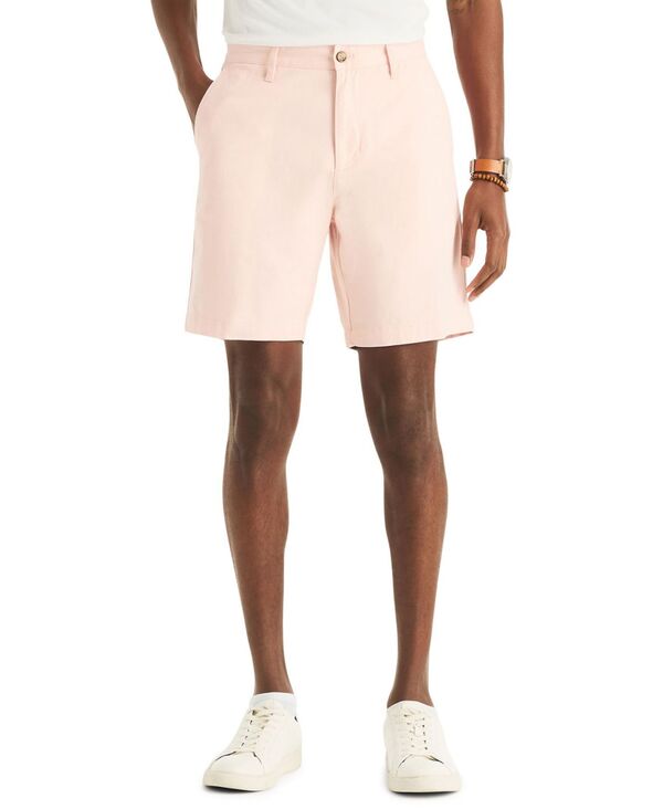 ナウティカ メンズ ボトムス ハーフパンツ・ショーツ Nautica Classic-Fit 8.5 &rdquo; Stretchino Flat-Front Deck Short Conch｜ReVida 店