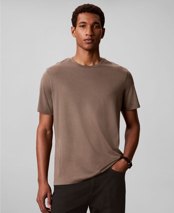 カルバンクライン メンズ トップス ティーシャツ 半袖 Calvin Klein Men\u0027short-Sleeve Supima Interlock T-Shirt Bungee Cord