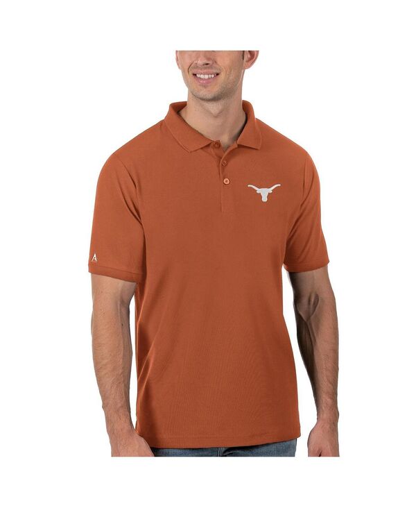 アンティグア メンズ トップス スポーツシャツ Antigua Men\u0027s Orange Texas Longhorns Legacy Pique Polo Burnt Orange オレンジ色