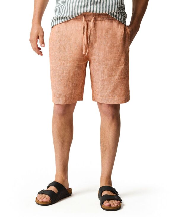 ロッドアンドグン メンズ ボトムス ハーフパンツ・ショーツ ショートパンツ リネン Rodd & Gunn Men's Linen 9" Resort Shorts Yam｜ReVida 店