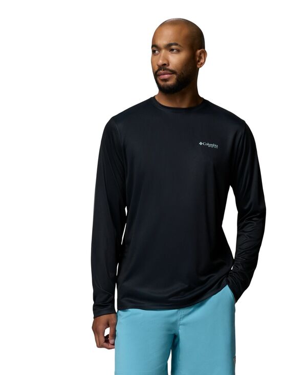 コロンビア メンズ トップス ティーシャツ 長袖 Columbia Men\u0027s Terminal Tackle Long-Sleeve T-Shirt Black 黒いこと