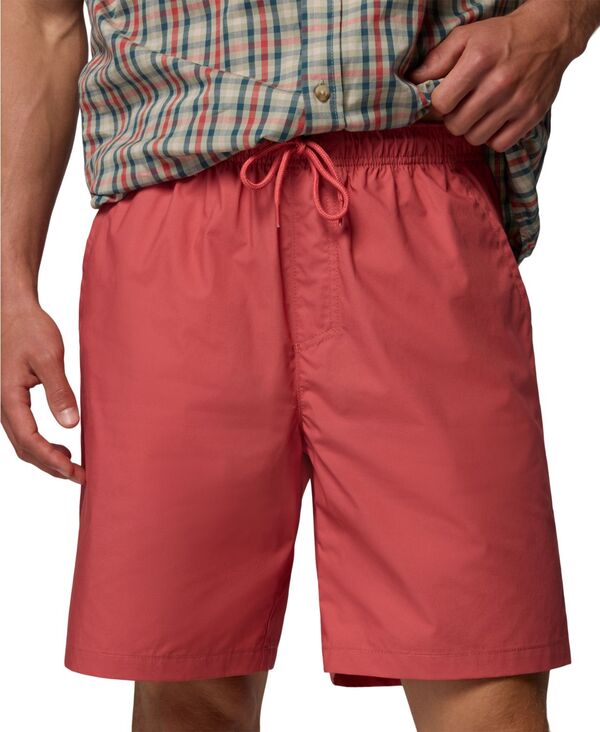 コロンビア メンズ ボトムス 二分の一ズボン下・さる股引き 遊撃手ズボン下 Columbia Men\u0027s Washed Out Easy Shorts Washed Red 赤いこと