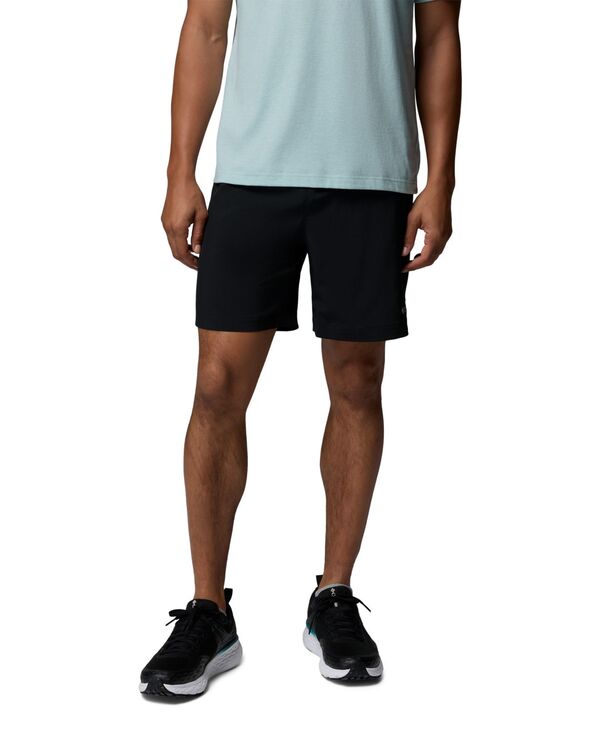 コロンビア メンズ ボトムス 二分の一ズボン下・さる股引き 遊撃手ズボン下 Columbia Men\u0027s Vital Valley Regular-Fit Shorts Black 黒いこと