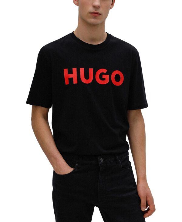 ヒューゴボス メンズ トップス ティーシャツ ロゴタイプ グラフィック BOSS by Hugo Boss Men\u0027s Dulivio Logo Graphic T-Shirt Black 黒いこと