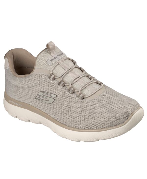 スケッチャーズ メンズ シューズ スニーカー Skechers Men\u0027summits Comfort Slip-On Lifestyle Sneakers from Finish Line Taupe トープ