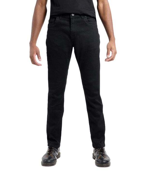 エックス花の冠 メンズ ボトムス ジーンズズボン下 か細い相応う デニム XRAY Men\u0027supersoft Slim Fit Denim Jeans Jet black 黒いこと