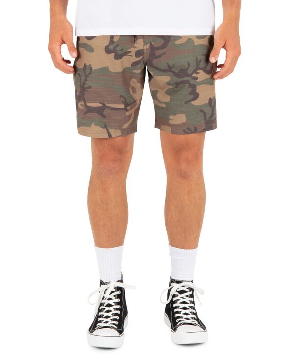 ハーレー メンズ ボトムス ハーフパンツ・ショーツ ショートパンツ Hurley Men's Phantom Pull-On Walk Shorts Olive オリーブ｜ReVida 店