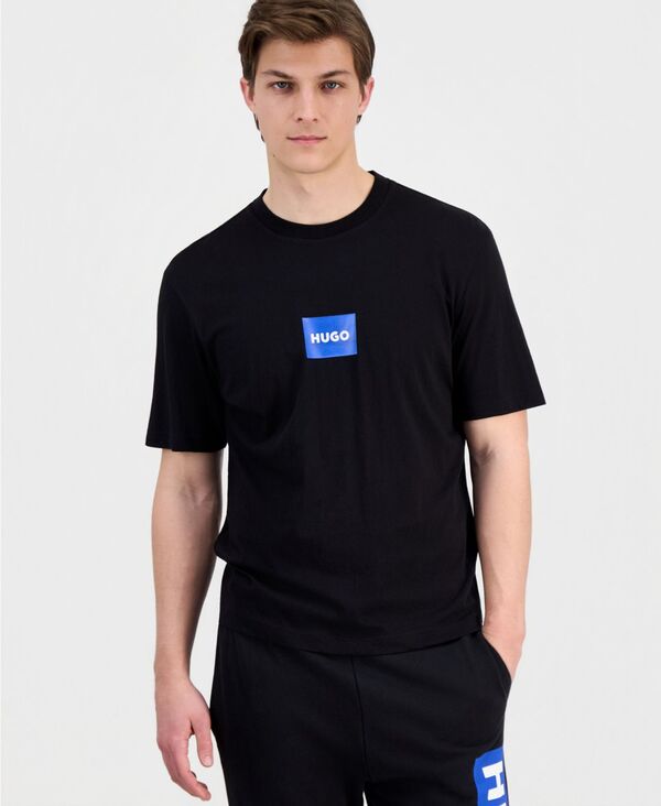 ヒューゴボス メンズ トップス ティーシャツ 労働者の一団のど首 Hugo Boss Men\u0027s Nayonix Crewneck T-Shirt Black 黒いこと