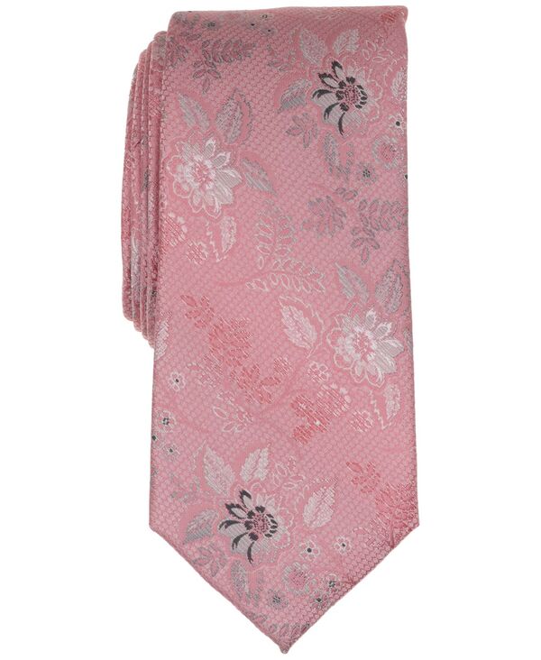 ペリーエリス メンズ 添え物 タイ お花柄 お花 Perry Ellis Portfolio Men\u0027s Hamery Floral Tie Pink サクラ色