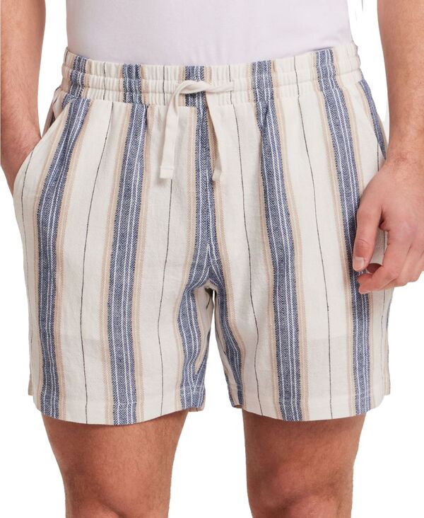 ウェザープルーフ メンズ ボトムス 二分の一ズボン下・さる股引き 遊撃手ズボン下 リネン Weatherproof Vintage Men\u0027stripe Linen Blend 6\