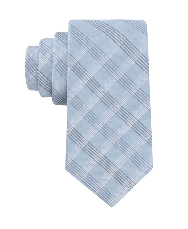 カルバンクライン メンズ 佩び物 タイ Calvin Klein Men\u0027s Juliette Plaid Tie Light Blue 青色