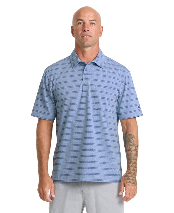 クイックシルバー ウォーター マン メンズ トップス ポロシャツ 半袖 Quiksilver Waterman Quiksilver Men'shank Short-Sleeve Polo Shirt Riviera|ReVida 店