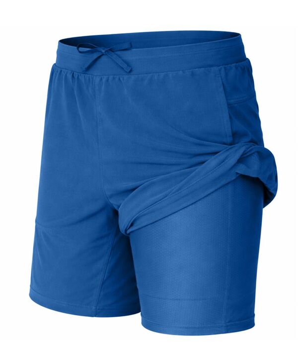 ギャラクシーバイハルビック メンズ ボトムス ハーフパンツ・ショーツ ショートパンツ Galaxy By Harvic Men's Regular-Fit Stretch Running Shorts Royal Blue ブルー｜ReVida 店