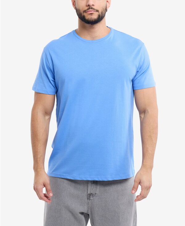 エックス花の冠 メンズ トップス ティーシャツ 労働者の一団のど首 XRAY Men\u0027s Basicrewneck Short Sleeve T-Shirt Marina blue 青碧
