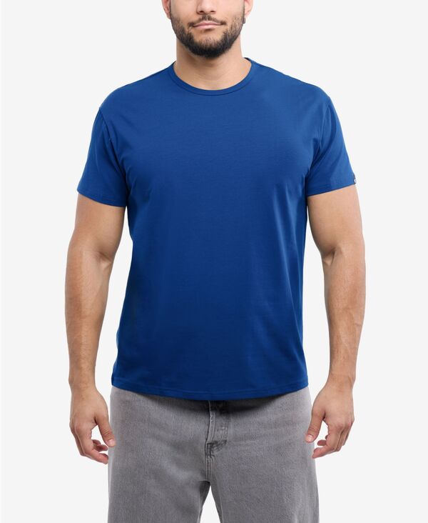 エックス花の冠 メンズ トップス ティーシャツ 労働者の一団のど首 XRAY Men\u0027s Basicrewneck Short Sleeve T-Shirtrue blue 青碧