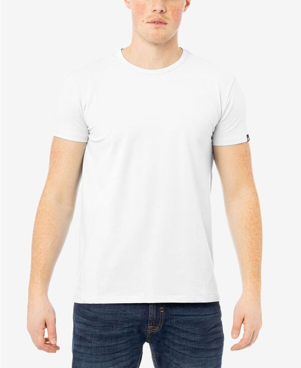 エックス花の冠 メンズ トップス ティーシャツ 労働者の一団のど首 XRAY Men\u0027s Basicrewneck Short Sleeve T-Shirt White 白いこと