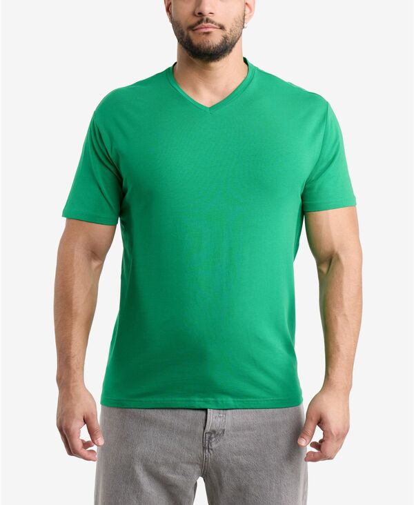 エックス花の冠 メンズ トップス ティーシャツ Vのど首 XRAY Men\u0027s Basic V-Neck Short Sleeve T-Shirt Kelly green 緑であること