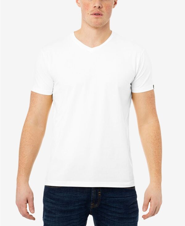 エックス花の冠 メンズ トップス ティーシャツ Vのど首 XRAY Men\u0027s Basic V-Neck Short Sleeve T-Shirt White 白いこと
