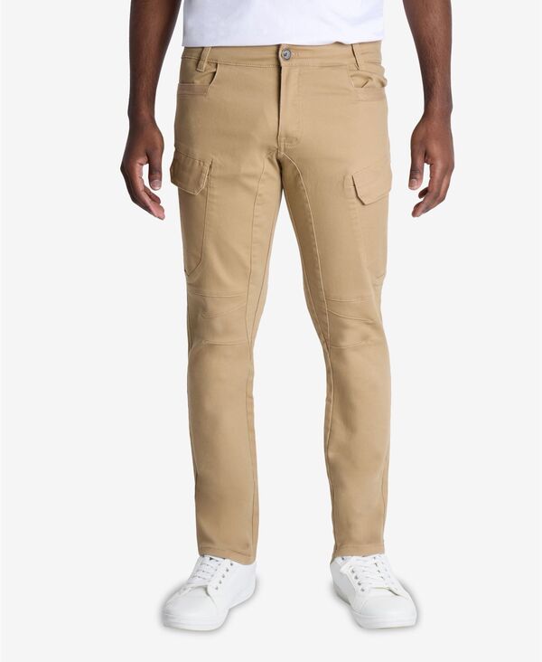 エックス花の冠 メンズ ボトムス 心地好いズボン下 カーゴパンツ XRAY Men\u0027slim-Fit Stretch Twill Cargo Pants Khaki カーキ