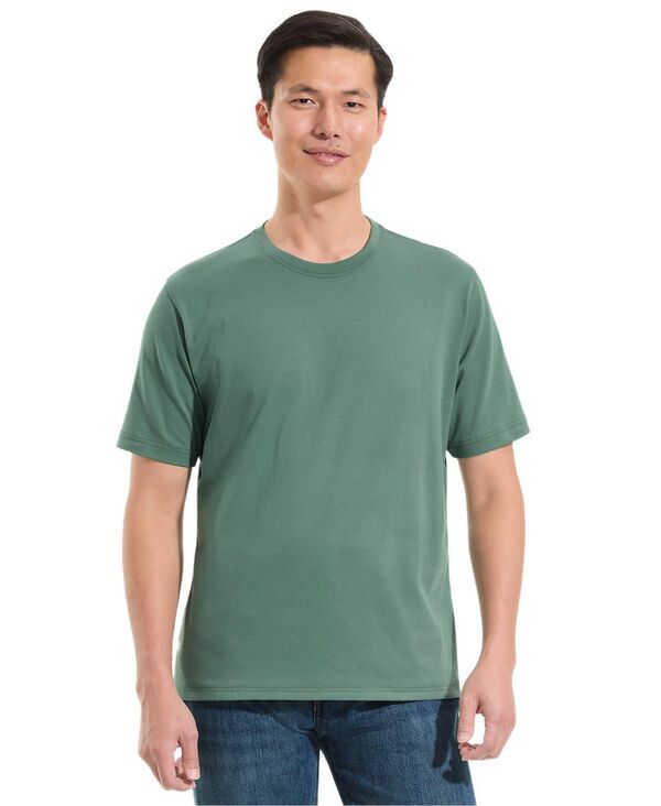 ランズ挙げ句のはて メンズ トップス ティーシャツ トール Lands\u0027 End Big \u0026 Tall Super-T Short Sleeve T-Shirt Eucalyptus