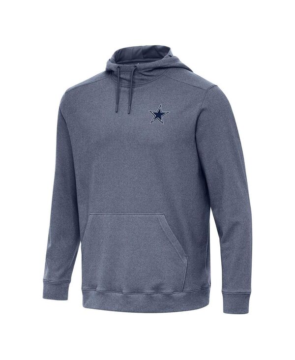 アンティグア メンズ アウター パーカー・スウェット Antigua Men\u0027s Heather Navy Dallas Cowboys Cloud Pullover Hoodie Heather Navy ギョリュウモドキ