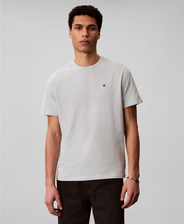 カルバンクライン メンズ トップス ティーシャツ 労働者の一団のど首 Calvin Klein Men\u0027solid Crewneck T-Shirt Pale Meadow
