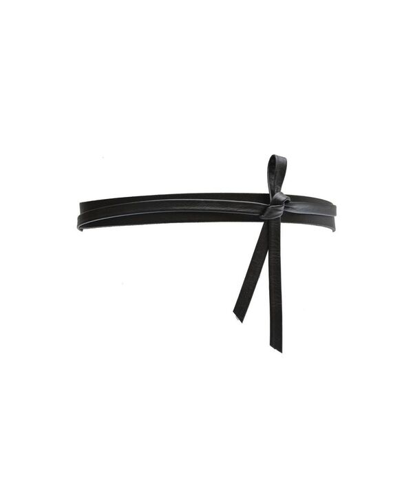アダ レディース 添え物 三尺帯 ADA COLLECTION Women\u0027skinny wrap belt Black 黒いこと
