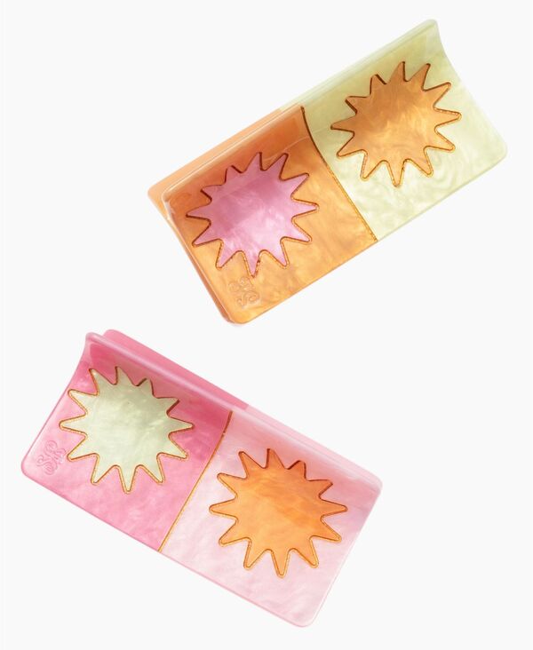 フレイザーステーリング レディース 添え物 かぶり笠 Frasier Sterling Sun Claw Clip 2-Piece Set Multi マルチ色合い