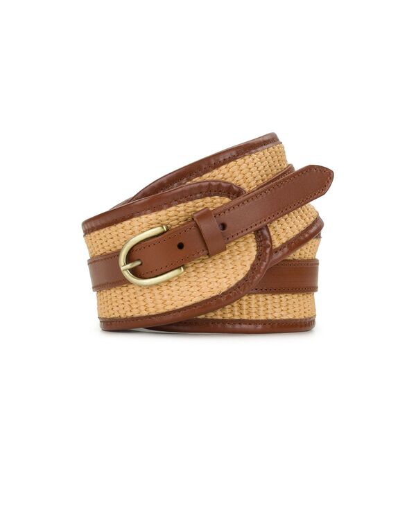 パトリシアナシュ レディース 添え物 三尺帯 Patricia Nash Aude Spring Wicker Beltan タン