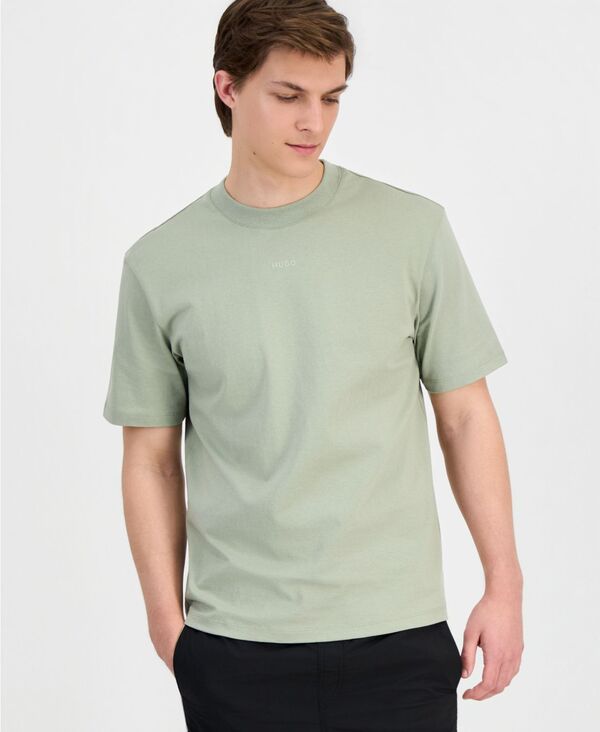 ヒューゴボス メンズ トップス ティーシャツ ロゴタイプ Hugo Boss Men\u0027s Dapolino Logo T-Shirt light/pastel green 緑であること