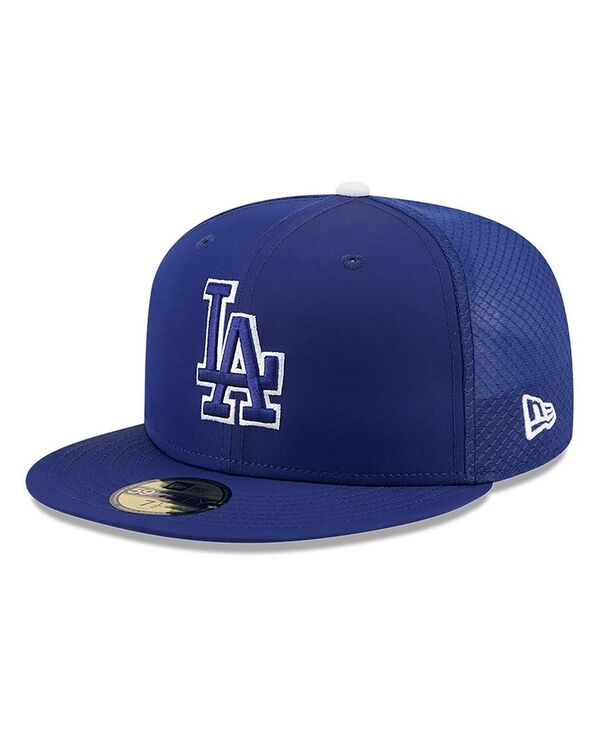 ニュー内鰓 メンズ 添え物 かぶり笠 New Era Men\u0027s Royalos Angeles Dodgers 2026 Batting Practice 59FIFTY Fitted Hat Royal