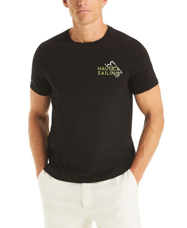 ナウティカ メンズ トップス ティーシャツ グラフィック Nautica Men\u0027s Classic-Fit Graphic T-Shirt Black 黒いこと