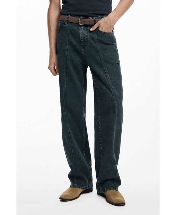 デジグアル メンズ ボトムス 心地好いズボン下 Desigual Men\u0027straight pants with washed effect No Color