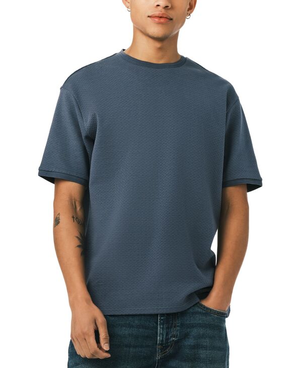 バッファロー・デイビッド・ビトン メンズ トップス ティーシャツ 労働者の一団のど首 半袖 Buffalo David Bitton Men\u0027s Kellen Short-Sleeve Crewneck T-Shirt Vintage Indigo インディゴ