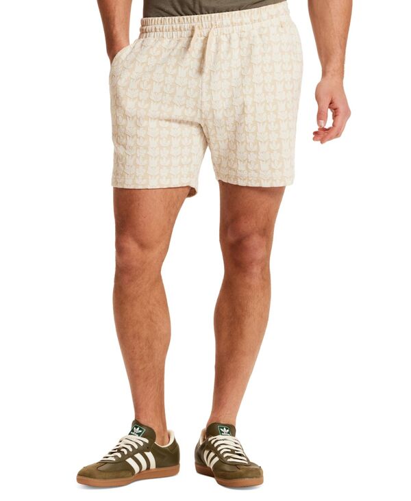 ウェザープルーフ メンズ ボトムス ハーフパンツ・ショーツ フラワー柄 ショートパンツ フラワー Weatherproof Vintage Men's Floral Jacquard Shorts Biege｜ReVida 店