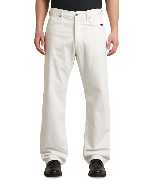ジースター メンズ ボトムス ジーンズズボン下 デニム G-Staraw Men\u0027s Relaxed-Fit Straight Jeans Ecru エクリュ