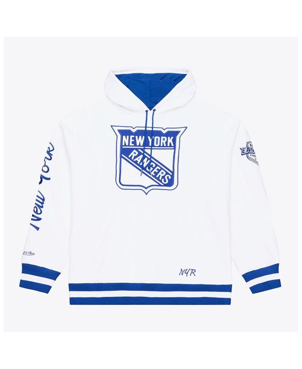 ミッチェル\u0026ネス メンズ アウター パーカー・スウェット フリース Mitchell \u0026 Ness Men\u0027s White New York Rangers Arctic Fleece Hoodie White 白いこと