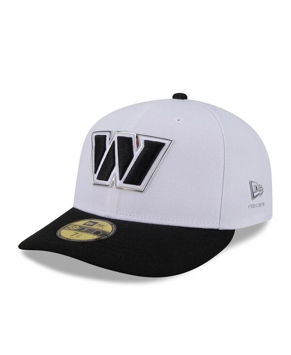 ニュー内鰓 メンズ 添え物 かぶり笠 New Era Men\u0027s White/Black Washington Commanders 2026 NFL Draft Pre-Curved 59FIFTY Fitted Hat White Black 白いこと