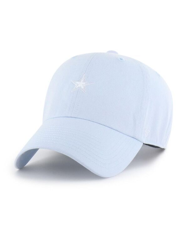47 ブランド名 レディース 添え物 かぶり笠 \u002747 Brand Women\u0027s Light Blue Dallas Cowboys Base Runner Ballpark Clean Up Adjustable Hat Light Blue 青碧
