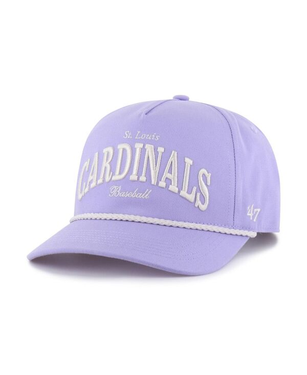 47 ブランド名 レディース 佩び物 かぶり笠 \u002747 Brand Women\u0027s Purple St. Louis Cardinals Gelato Hitch Rope Adjustable Hat Purple パープル