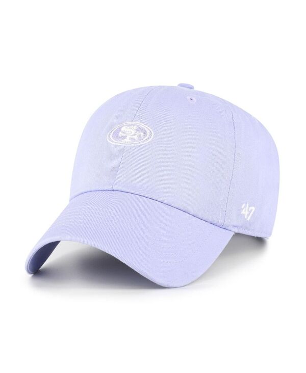 47 ブランド レディース アクセサリー 帽子 '47 Brand Women's Purple San Francisco 49ers Base Runner Ballpark Clean Up Adjustable Hat Purple パープル｜ReVida 店