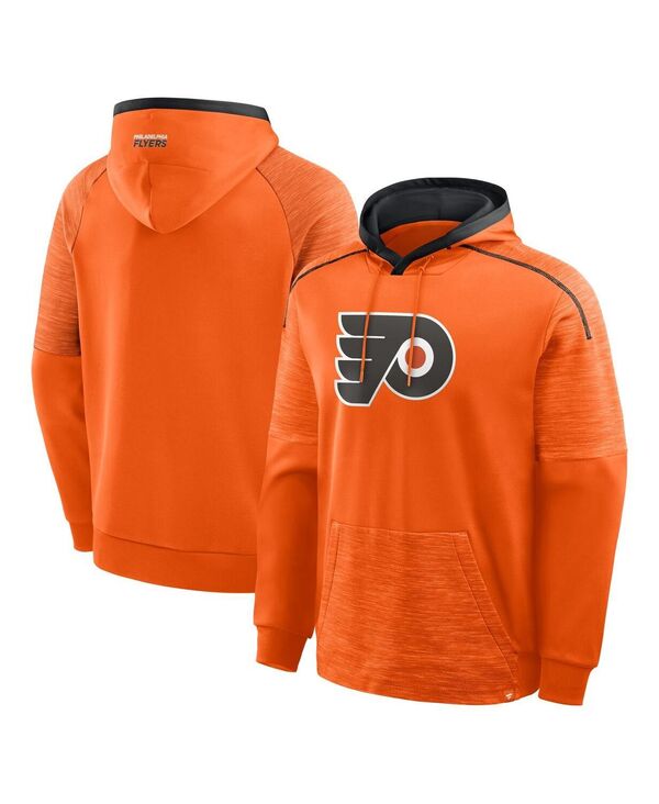 ファナティクス メンズ アウター パーカー・スウェット Fanatics Men\u0027s Orange Philadelphia Flyers Goaltender Defender Pullover Hoodie Orange Heather Orange ギョリュウモドキ