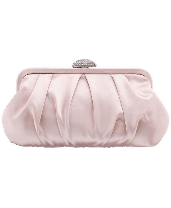 ニナ レディース 御徒面子 繻子 Nina Women\u0027s Classic Satin Clutch Pearl Rose パール