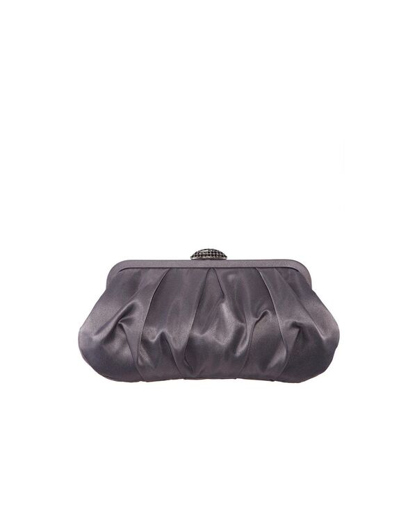 ニナ レディース 御徒面子 繻子 Nina Women\u0027s Classic Satin Clutch Stone 石ころ