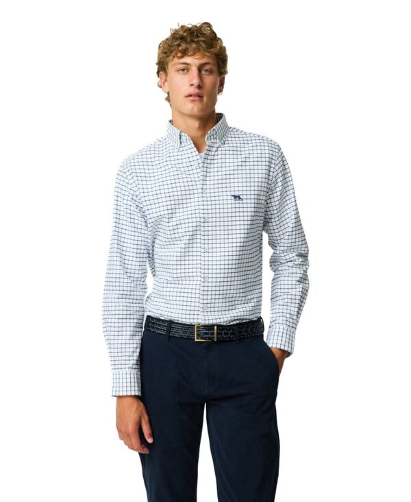 ロッドアンドグン メンズ トップス プルオーバー オックスフォード 綿織物 Rodd \u0026 Gunn Men\u0027s Oxford Valley Check Sport Fit Cotton Shirt Marine 照合のしるし