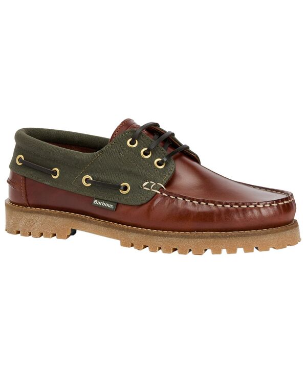 バブアー メンズ アウター 上衣・上衣 Men\u0027s Barbour Flag Boat Shoes Brown 赤銅色